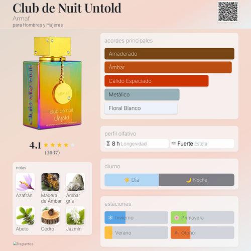 Club de Nuit Untold 105 ML